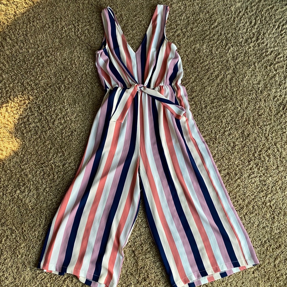 Striped Jumpsuit